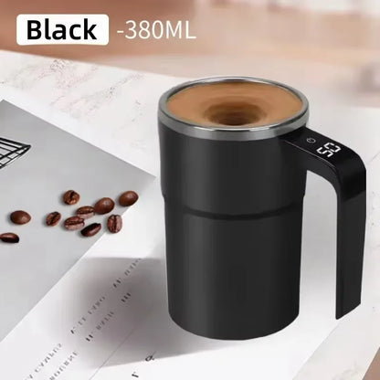 380ML Mini Electric Self-Mixing Coffee Mug – USB Rechargeable & Waterproof