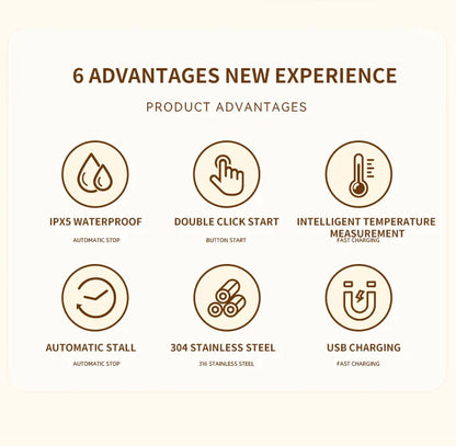 380ML Mini Electric Self-Mixing Coffee Mug – USB Rechargeable & Waterproof