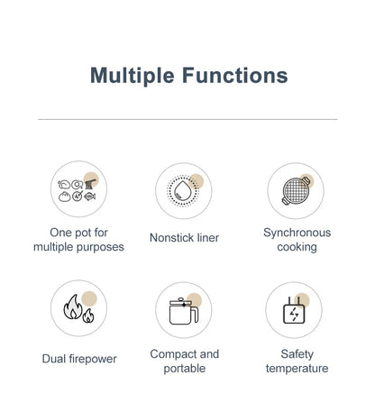 1.7L Electric Rice Cooker – Single/Double Layer Smart Mechanical Multi Cooker (220V)