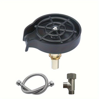 Automatic Cup Rinser Press - Type Cup Rinser for Kitchen Sink | High-Pressure Bottle & Glass Washer (1PC)