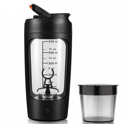 500ML Electric Protein Shaker Bottle – Automatic Mixing Cup for Gym & Outdoor