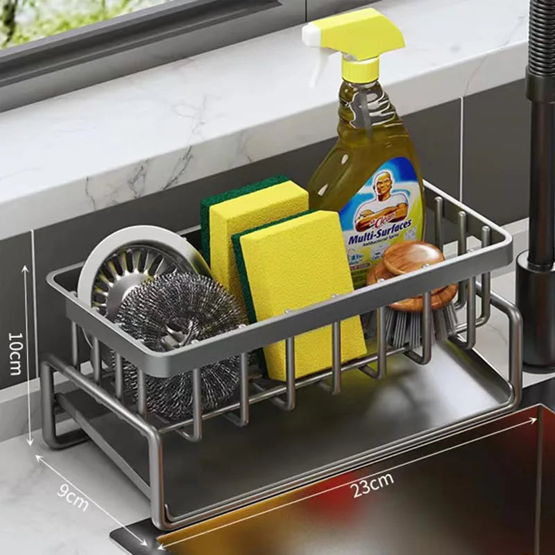 2-Tier Stainless Steel Kitchen Dish Rack – Countertop Dish Drainer with Drip Tray