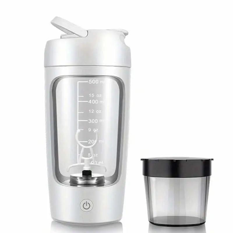 500ML Electric Protein Shaker Bottle – Automatic Mixing Cup for Gym & Outdoor