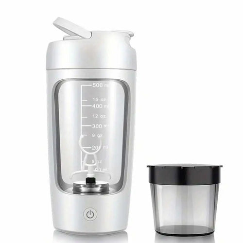 500ML Electric Protein Shaker Bottle – Automatic Mixing Cup for Gym & Outdoor