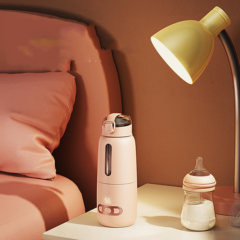 Thermostatic Wireless Milk Mixer Cup – USB Fast Charging & Insulated (300ML)