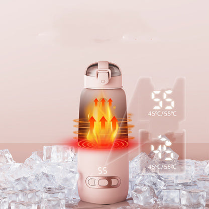 Thermostatic Wireless Milk Mixer Cup – USB Fast Charging & Insulated (300ML)